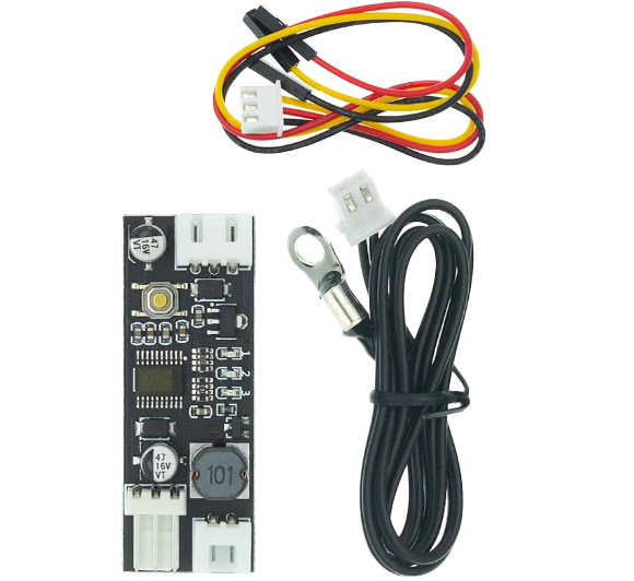 12V 0.8A DC PWM 2-3 Wire Fan Temperature Speed Controller
