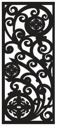 Outdoor Garden Panel - Fern 1200x600mm