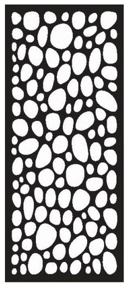 Outdoor Garden Panel - Pebbles 1200x600mm