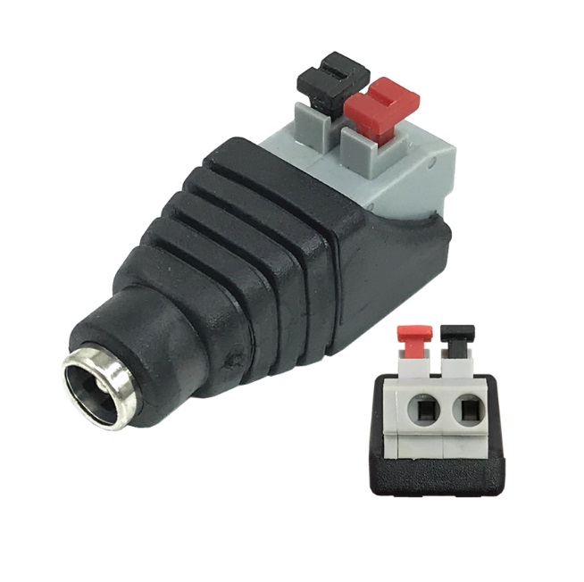 Female DC 5.5mm 2.1mm Quick Connect Terminal 5pcs