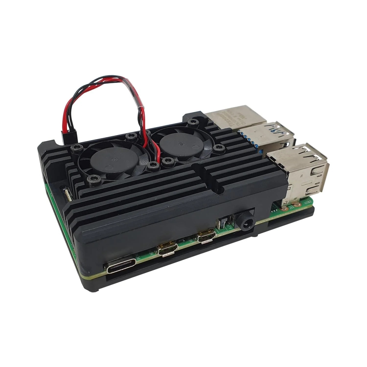 Raspberry Pi 4B Case With Fans