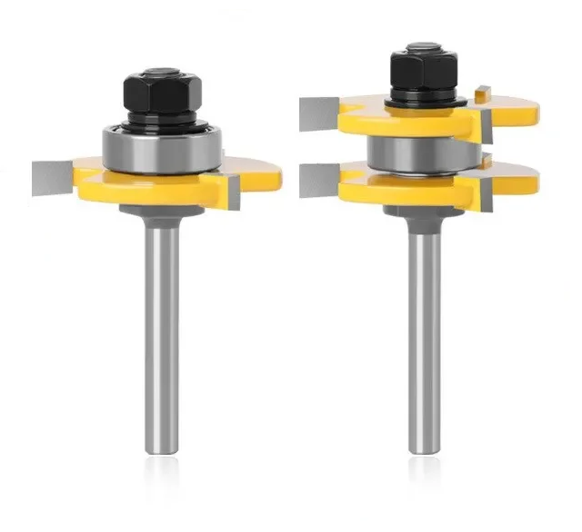 Tongue Groove Router Bits - 2 pieces