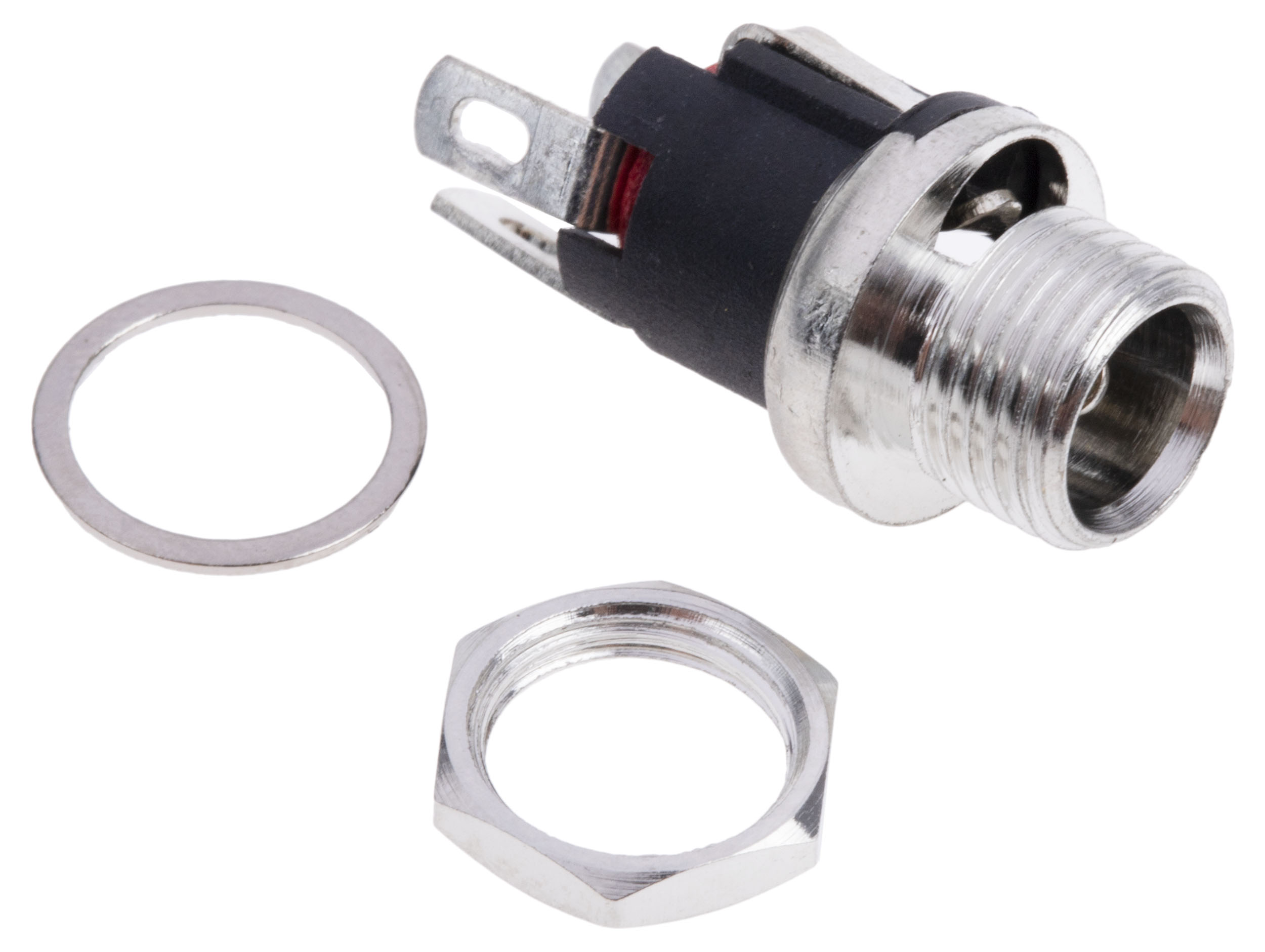 Screw Hole Mount DC Plug Female