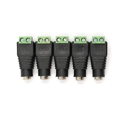 Female DC 5.5mm 2.1mm Screw Terminal 5pcs