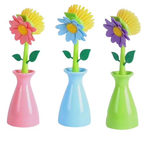 Decorative Scrubbing Brush - Blue
