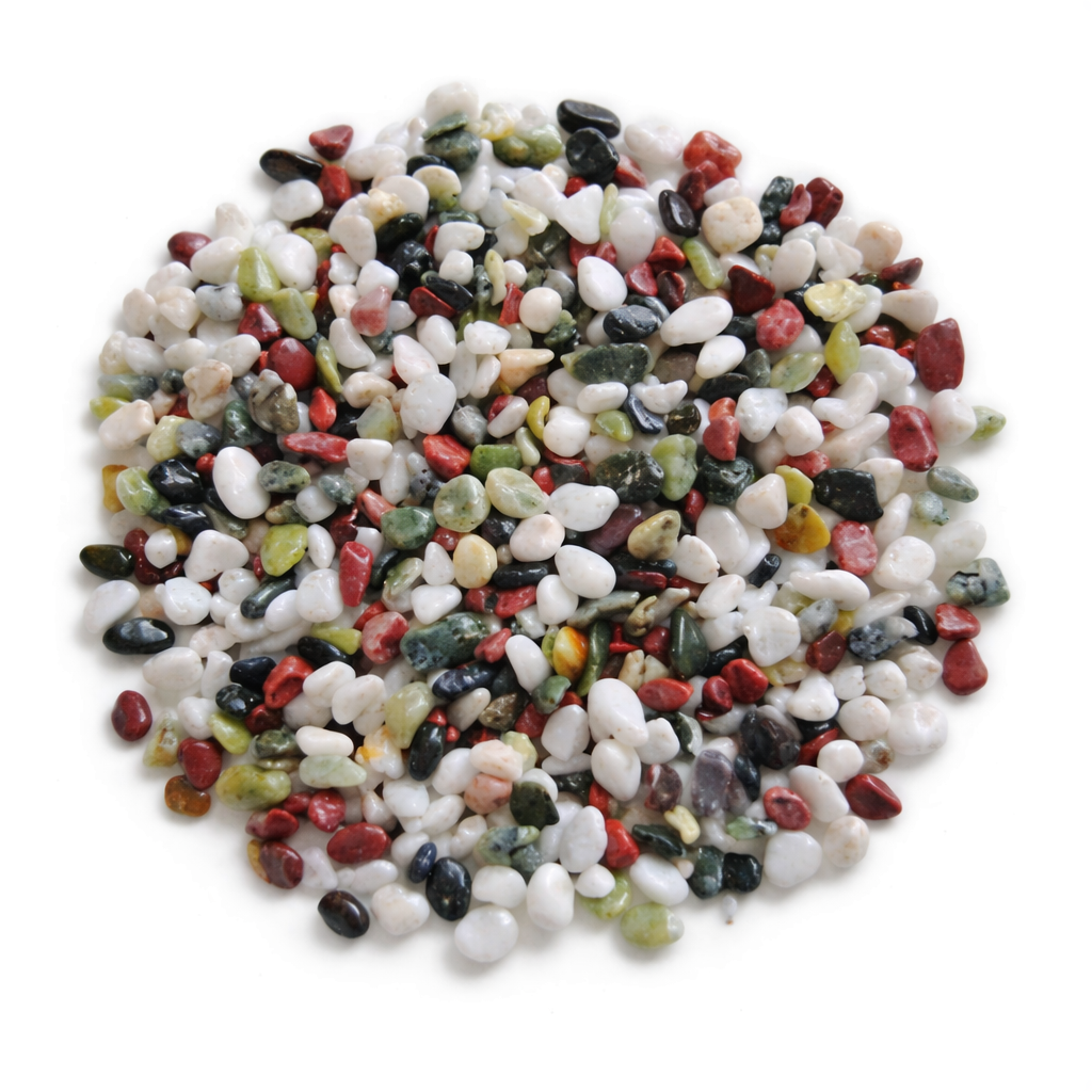 Black White Stones Mix 3-6mm 1kg