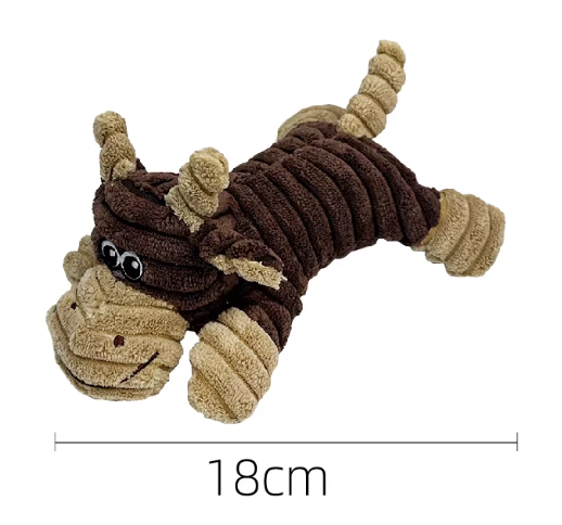 Dog Toy - Brown Cow