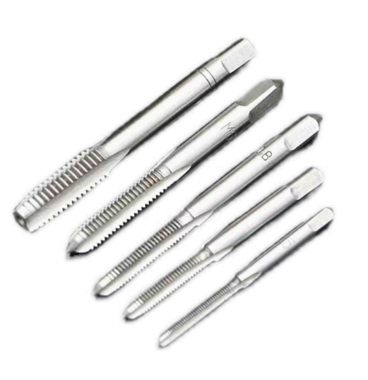 M3-8 Taps 5pcs Set Tapping Bits HSS