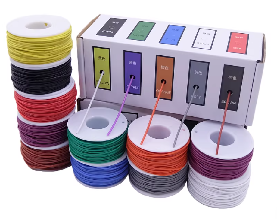Wires 5 Colour Rolls 28awg 10m/Roll