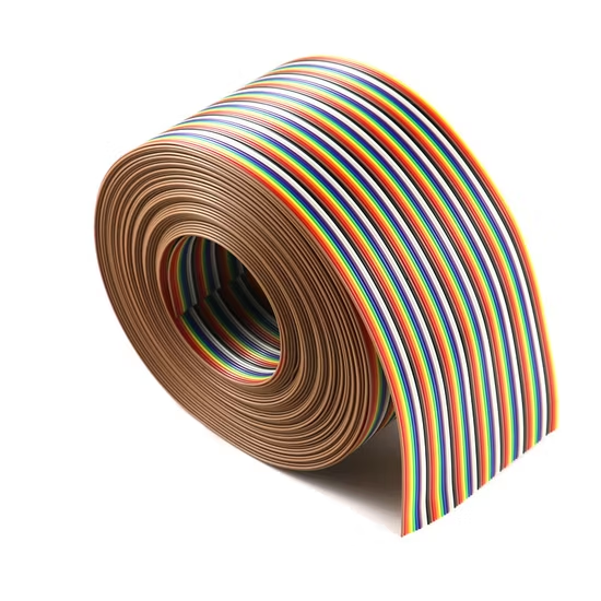 40P Rainbow Ribbon Cable Wires Price/m