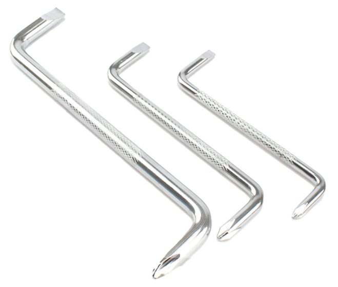 Z Shaped Screwdriver Screw Driver 3 Pack Phillips Flat Head