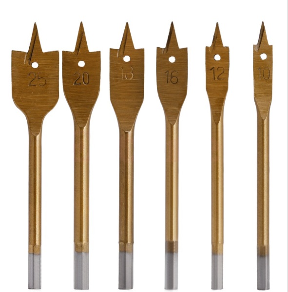 Set of 6 Spade Bits HSS - 6pcs