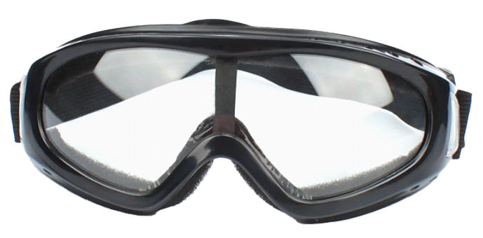 Protective Safety Glasses Goggles - Dust-proof all black goggles