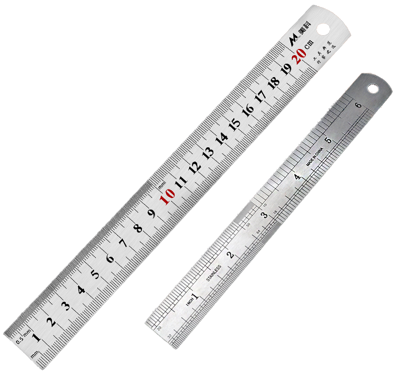Straightedge Steel Ruler - 30 cm