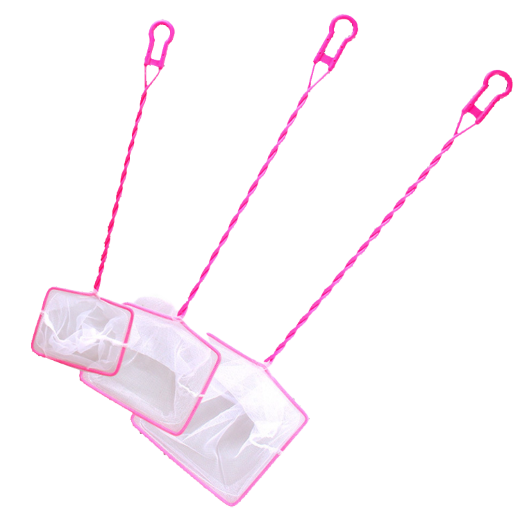 Aquarium fish tank net - Net 8 Inch Pink