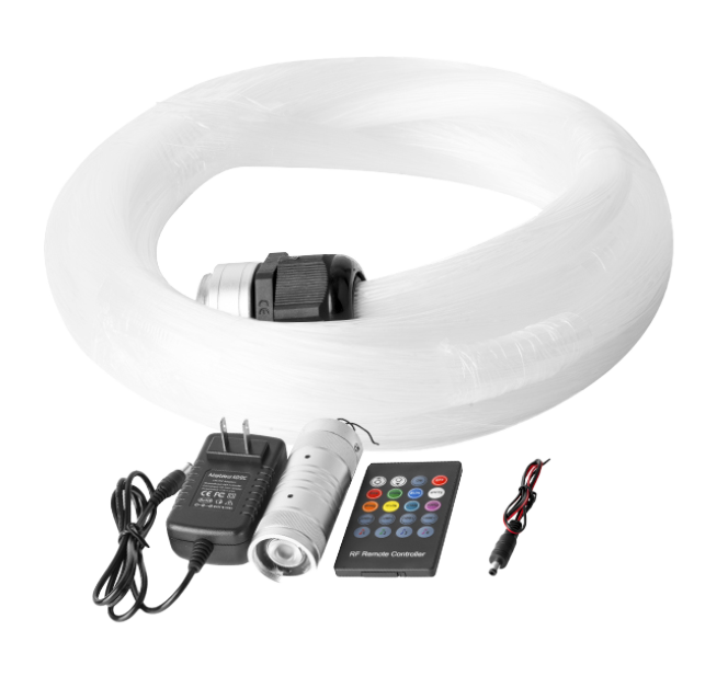 Starry Sky Ceiling Fiberoptic LED Light Stars - 2 meters optical fiber + 18W flicker light source machine